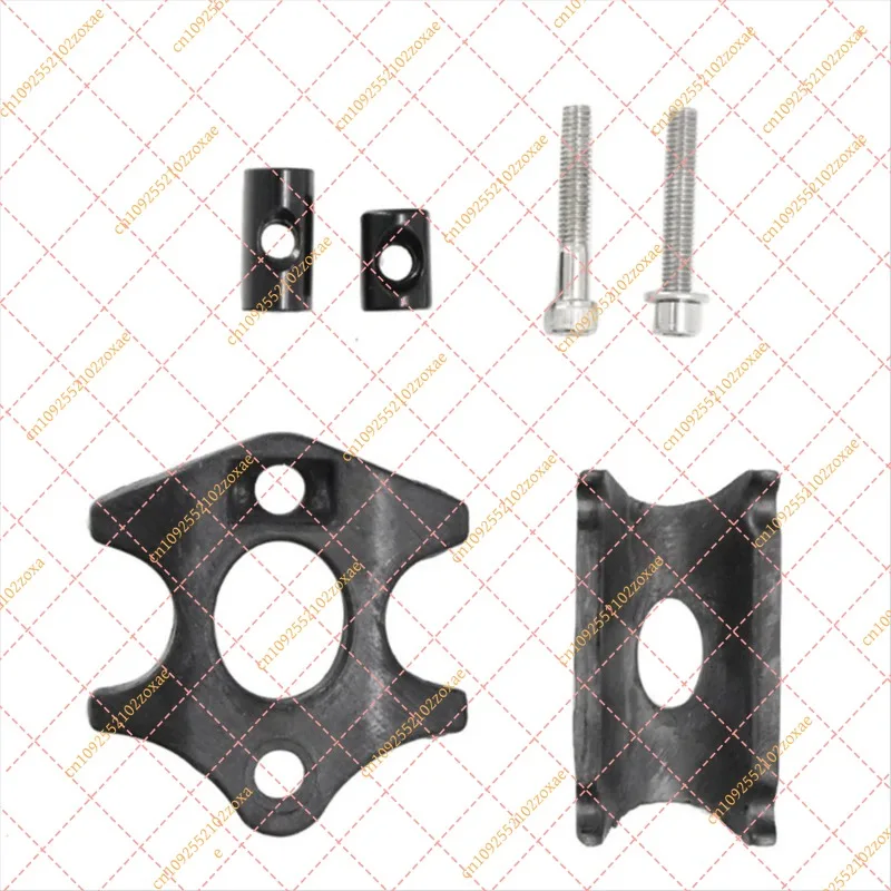 LF Carbon Fiber Seatpost Clamp Base Cover Top Cap for Mountain Road Bike Rear Seat Post Accessories