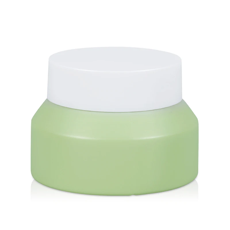 Botella rellenable de viaje para crema facial, tarro de cosméticos con termoestabilidad, contenedor de cintura ajustada de plástico vacío, 50/100g