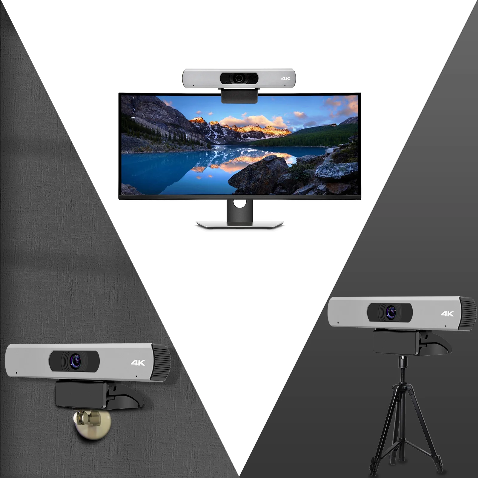 rally bar usb camera auto framing USB 3.0 speaker tracking AI tracking 4K@30fps Ultra HD Autofocus Video Conference Camera