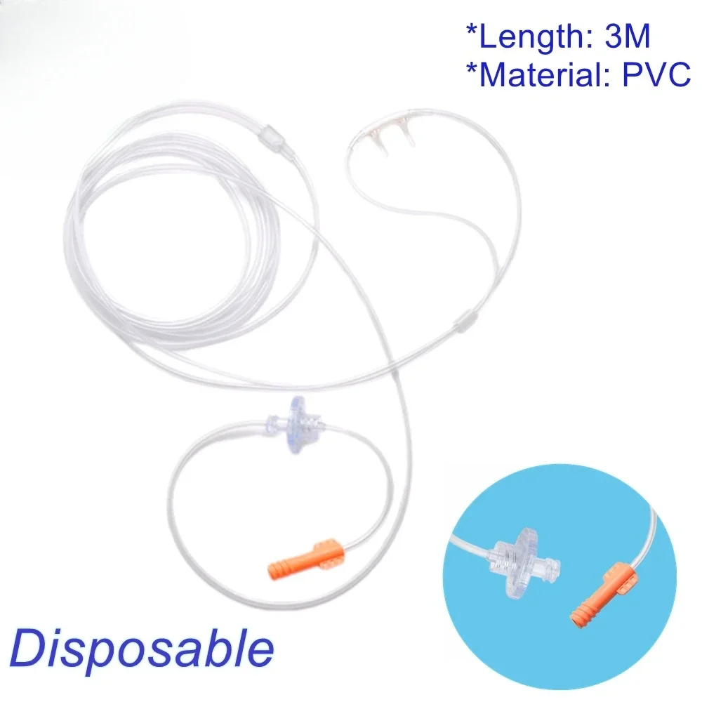 Compatible For Min*dr*ay Edan BLT Oridion connector of disposable end expiratory CO2 nasal sampling tube