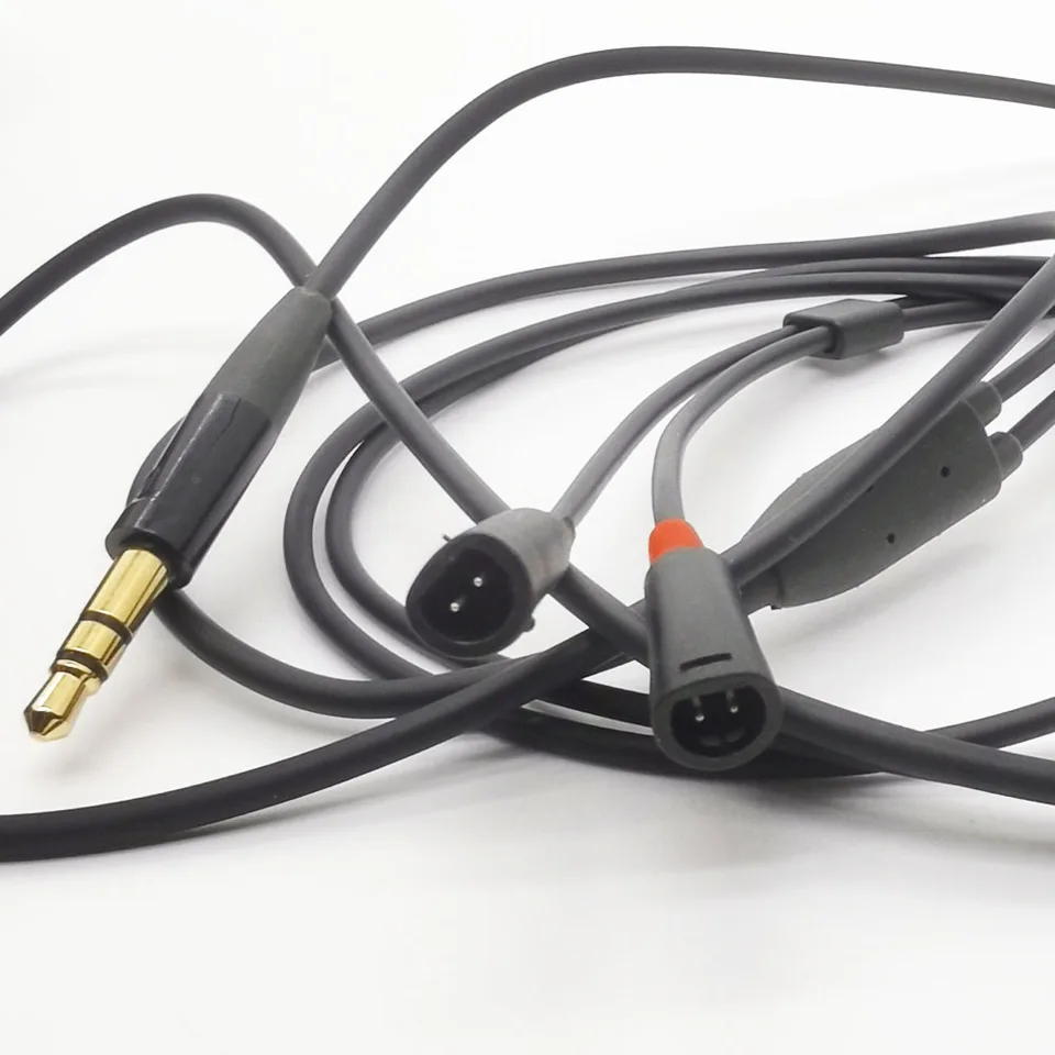 Cavo Audio Per Sennheiser IE 80 / IE80S / IE8 – Placcato Argento, 56 Fili, Microfono Compatibile IOS E Android