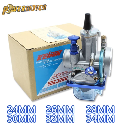 Carburador de motocicleta para Scooters Keihin PWK 28 30 32 34 mm con Power Jet Motocross accesorios universales Dirt Bike Racing