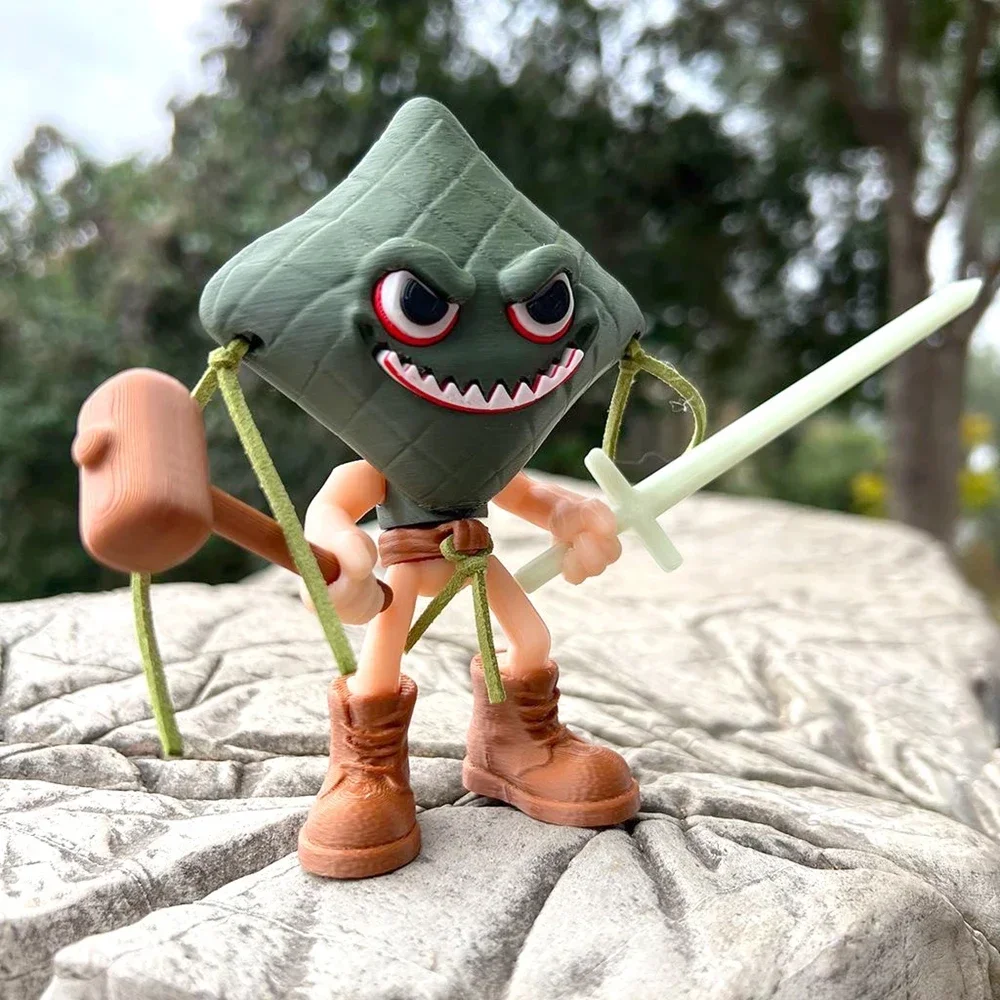 3d Printed Strange Animals Monster Figure Ornament Italian Brainrot Missiles Bomber Figure For Home Decoration Kids Gifts