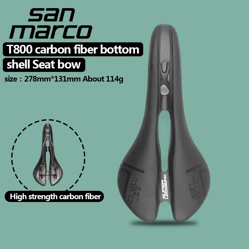 

San Marco Saddle Aspide Carbon Road Bicycle Saddle Man Women Racing Bike Seat MTB Mountain 131mmCarbon Rails Bicycle Accessories