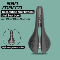 Sillín San Marco Aspide de carbono para bicicleta de carretera, asiento de bicicleta de carreras para hombre y mujer, rieles de carbono de 131mm, accesorios para bicicleta
