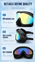 JSJM Upgraded Adult Swimming Goggles HD Anti-Fog Waterproof Swim Glasses Wide View UV Protection Adjustable Strap for Men Women 2