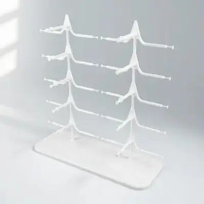 

Sunglasses Display Rack Organizer Stand Holder For Eyeglasses Ski Goggles Transparent Abs Space Saving Glasses Stand