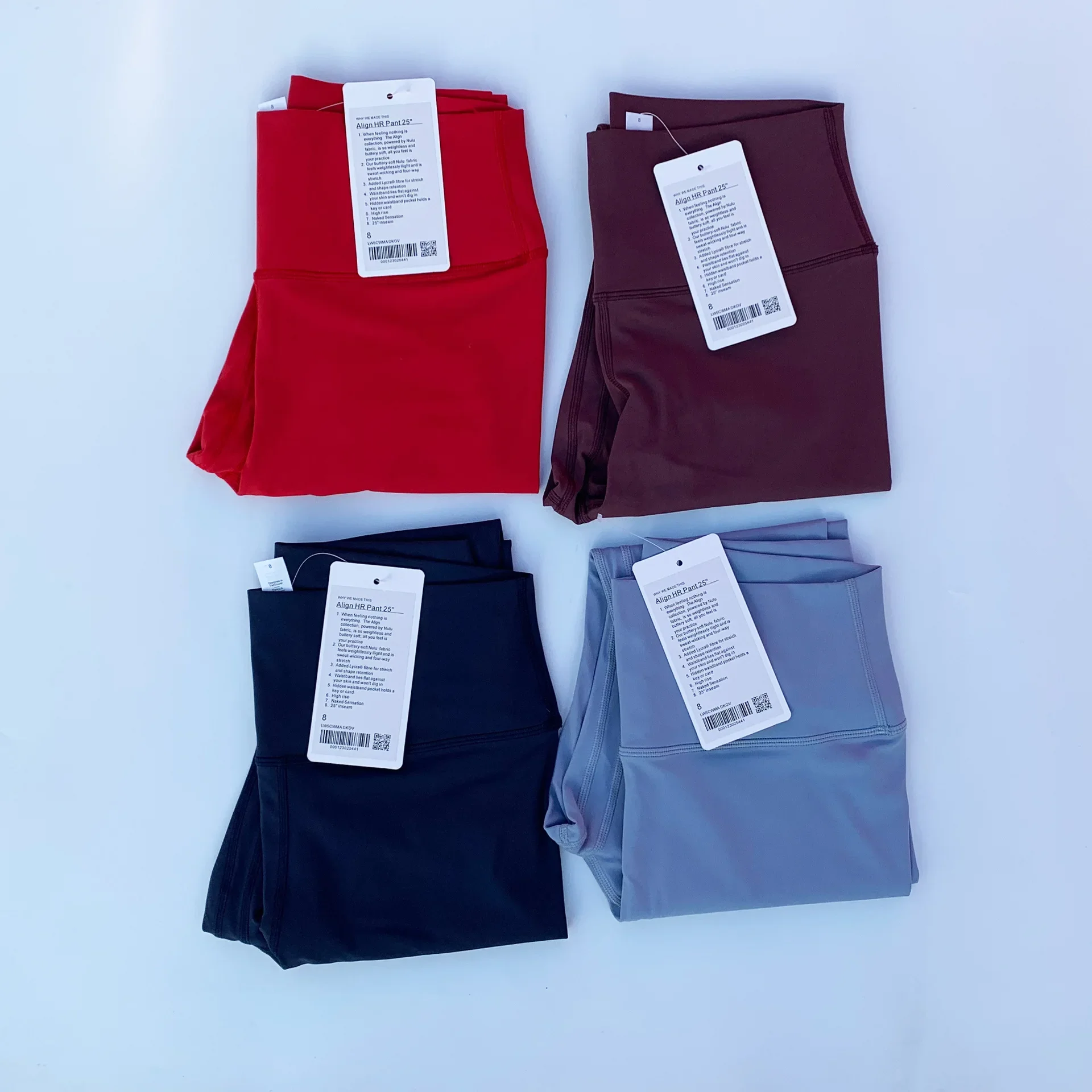 LULU-mallas deportivas de Yoga para mujer, pantalones transpirables de cintura alta para correr y ciclismo, ropa de entrenamiento de verano