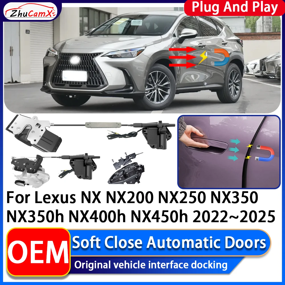 

Electric Suction Power Soft Close Car Door Automatic Door Closing For Lexus NX NX200 NX250 NX350 NX350h NX400h NX450h 2022~2025