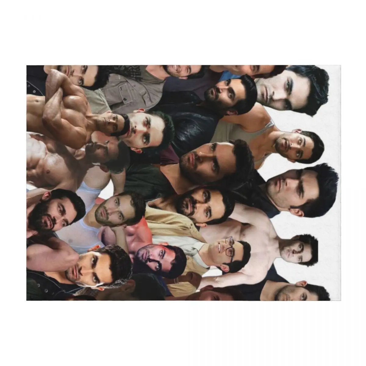 

tyler hoechlin photo collage Throw Blanket for babies manga Retros Decoratives Blankets