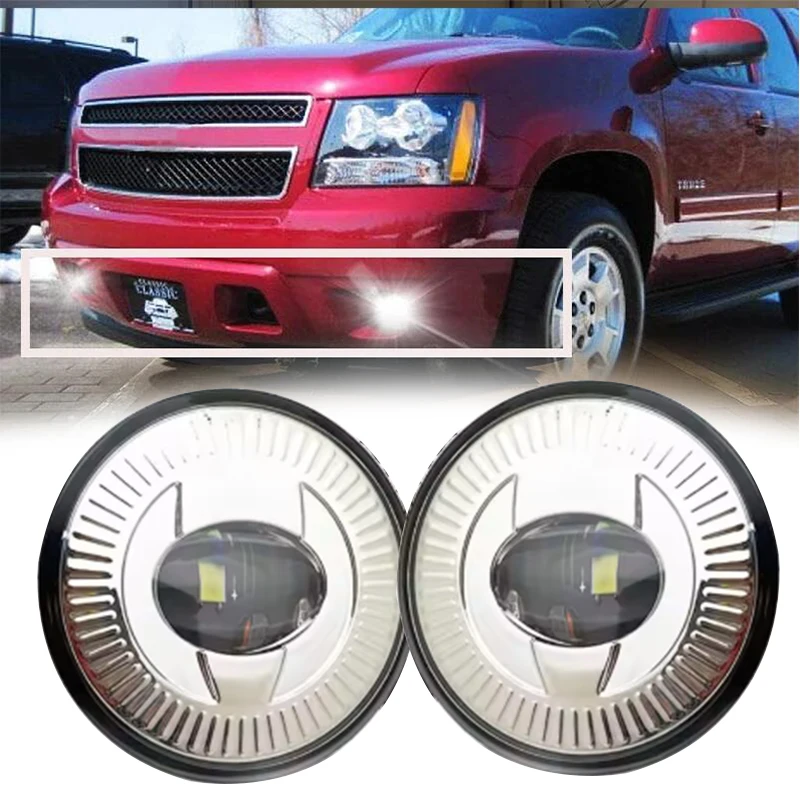 

1 Pair LED Fog Lights Front Bumper Lamps For Chevy Avalanche Suburban Tahoe Yukon Acadia 2007 2008 2009 2010 2011 2012 2013 2014