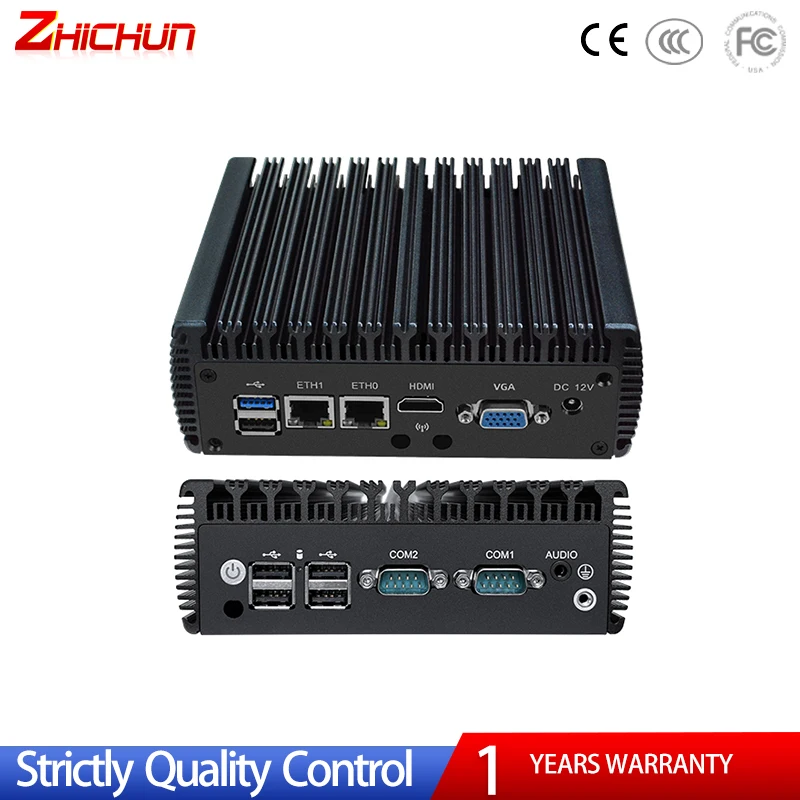 Zhichun Mini Pc Intel Quad Core I7 Gaming Computer Celeron J4125 Pc Desktop Computer Pc Draagbare Mini Computer