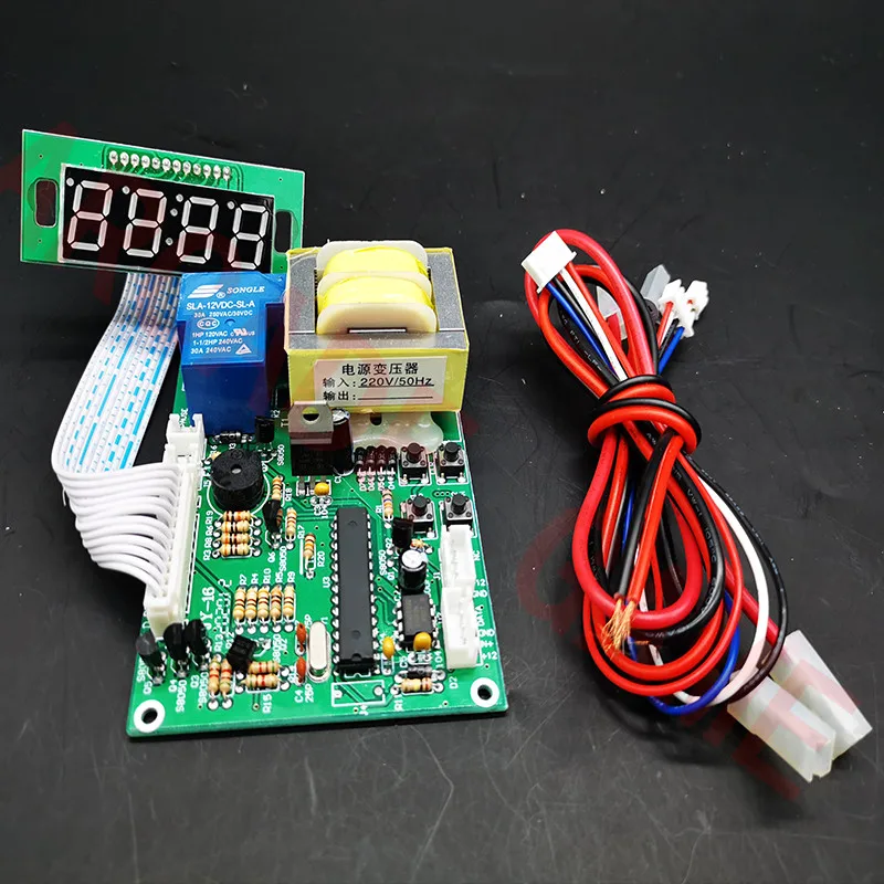 JY-16 110V/220V Timer Control PCB Board with 6 coins Multi coin acceptor for Arcade game machine