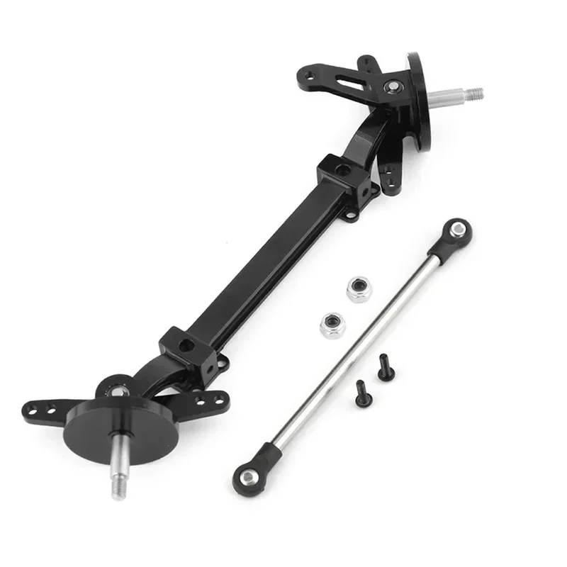 Metal Front Axle Steering Assembly Link Pole Linkage Rod No Power for Tamiya 1/14 RC Truck Tractor Car Upgrades Parts