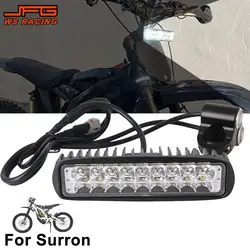 For Surron LED Headlight Motorcycle Parts Head Light Switch Waterproof For Sur Ron Light Bee Segway Electric Dirt Bike Spotlight