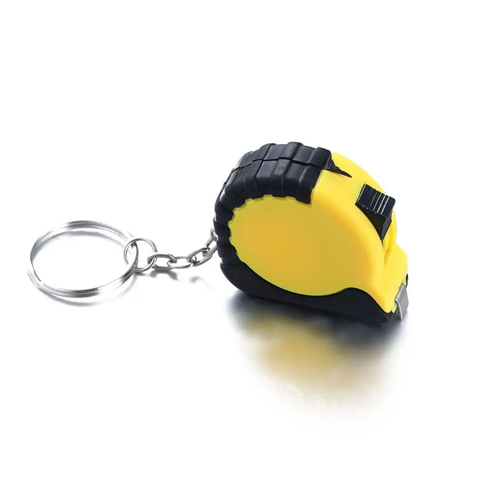 High Precision 1m/3FT Tape Measure With Keychain Drop-Resistant Carpentry Ruler Wear-Resistant Measuring Tool Small Steel Ruler