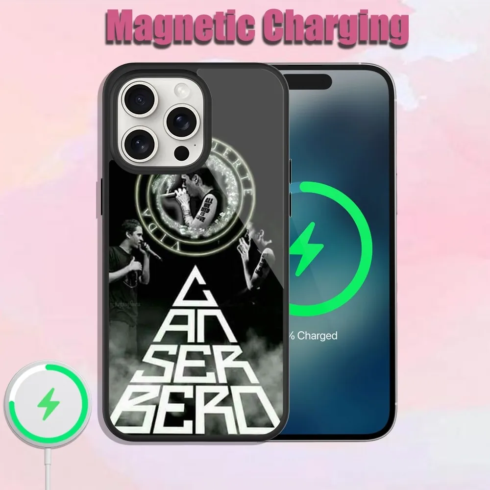 Rapper Canserbero Phone Case For iPhone 13 15 11 12 14 Plus Pro Max Glass Charging Magsafe Magnetic Cover