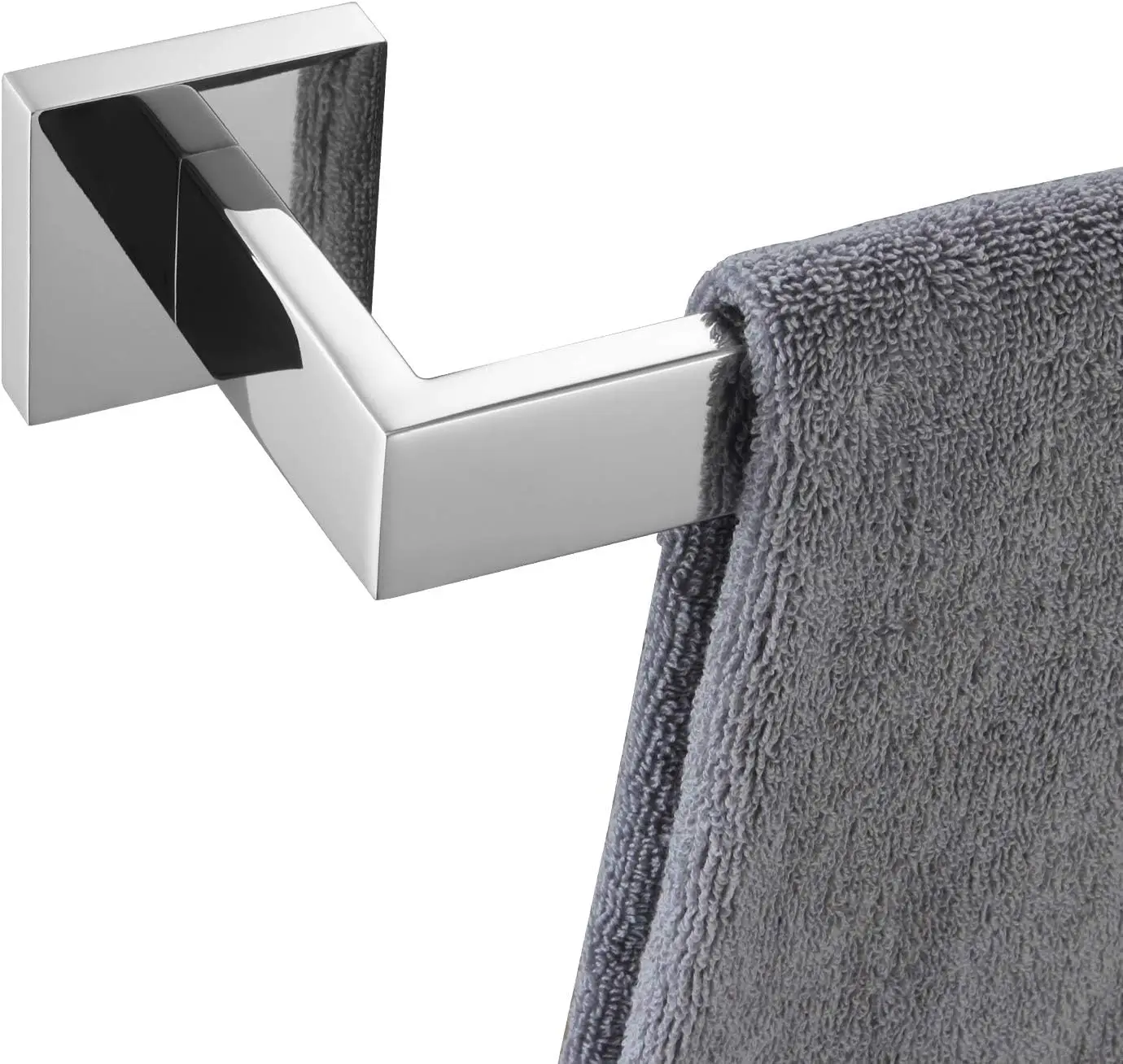 

24-Inch Stainless Steel Towel Bar, Wall Mounted Chrome Finish for Bathroom Kitchen