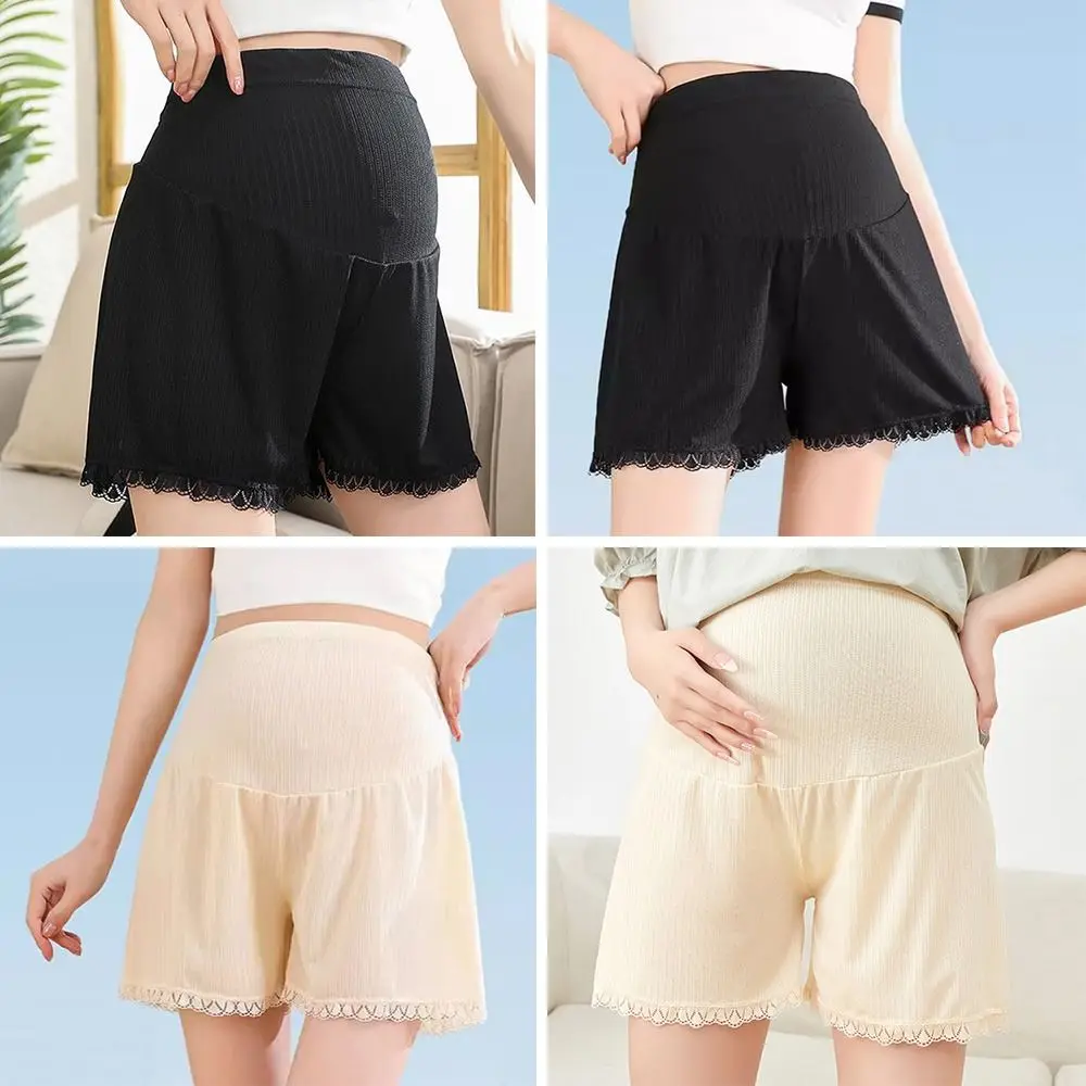 

Fashion Soft Safety Short Pants Elastic Breathable Seamless Short Pants Loose Comfortable Ice Silk Panties Pregnant