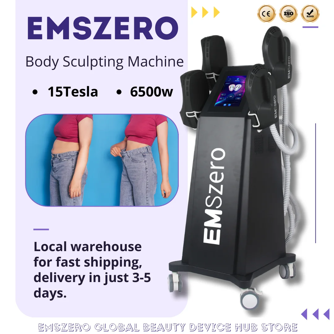 

Professional EMSzero Muscle Stimulation Fat Removal Body Slimming Hip Shaping Machine EMS Weight Loss Salon Muscle Sculpting