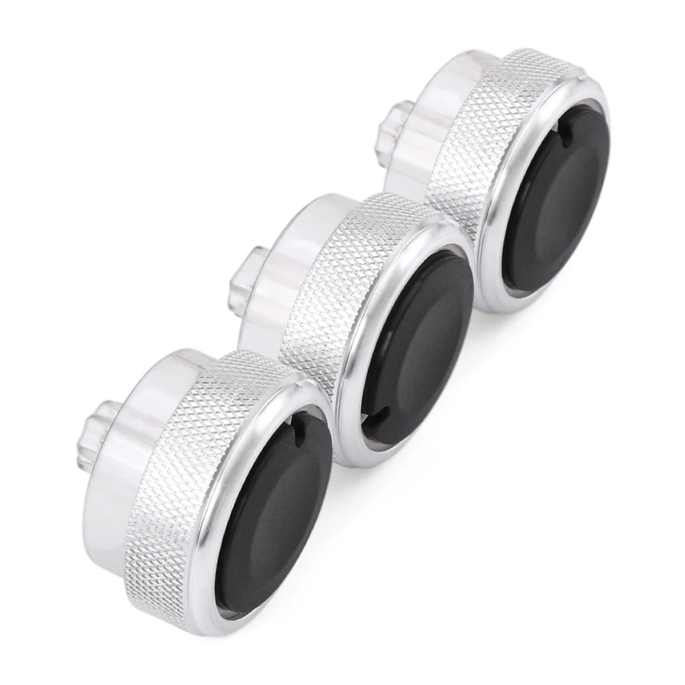 3 Pieces/Set Refit for Ford Focus 2 MK2 Focus 3 MK3 Mondeo AC Knob Car 3PCS Air Conditioning Heat Control Switch Knob for Focus