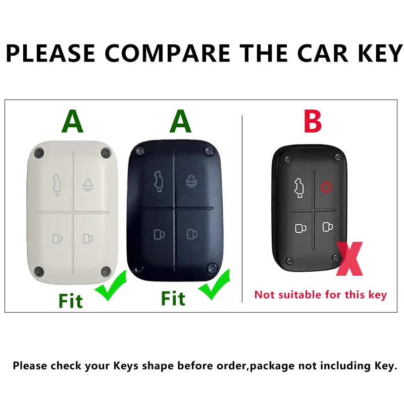 Autoschlüsselhülle für Chery Icar V23 2025 2026 – Schlüsselanhänger, Fernbedienungsgehäuse, Ringhalter, Zubehör – Detail 1