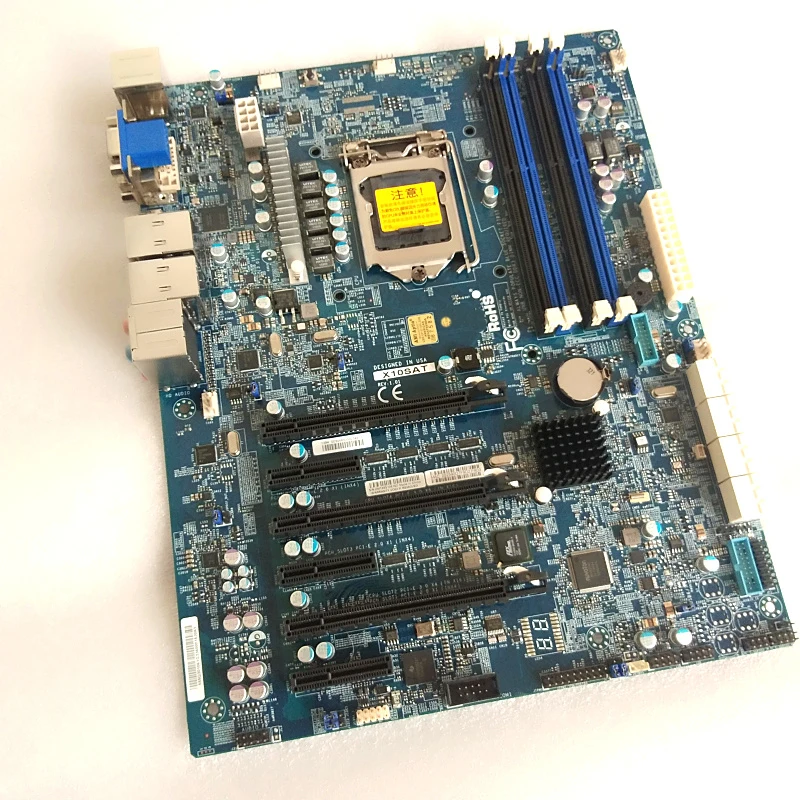 For Supermicro Workstation Motherboard Support E3-1200 V3/V4 4th/5th Gen i7/i5/i3 Processors SATA3 USB 3.0 LGA1150 DDR3 X10SAT