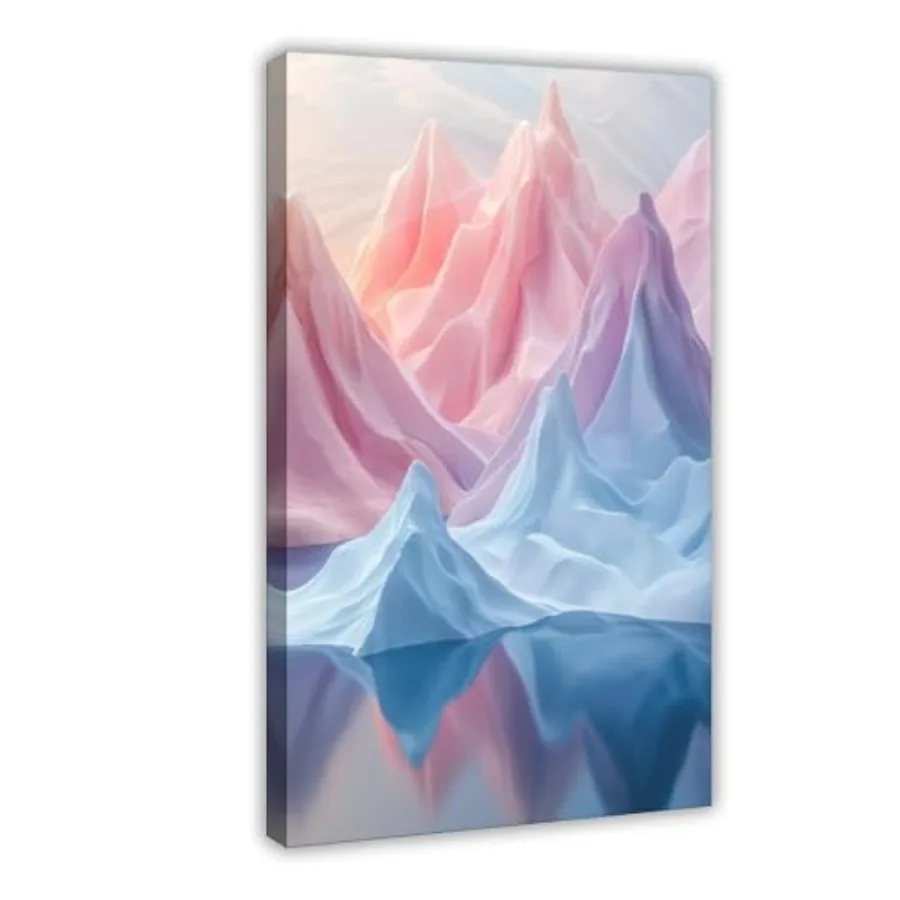 

Пастельная бумага, принт природы, оригами, пейзаж, художественный постер, сюрреалистический домашний настенный художественный декор, современные настенные принты, абстрактная геометрическая минима