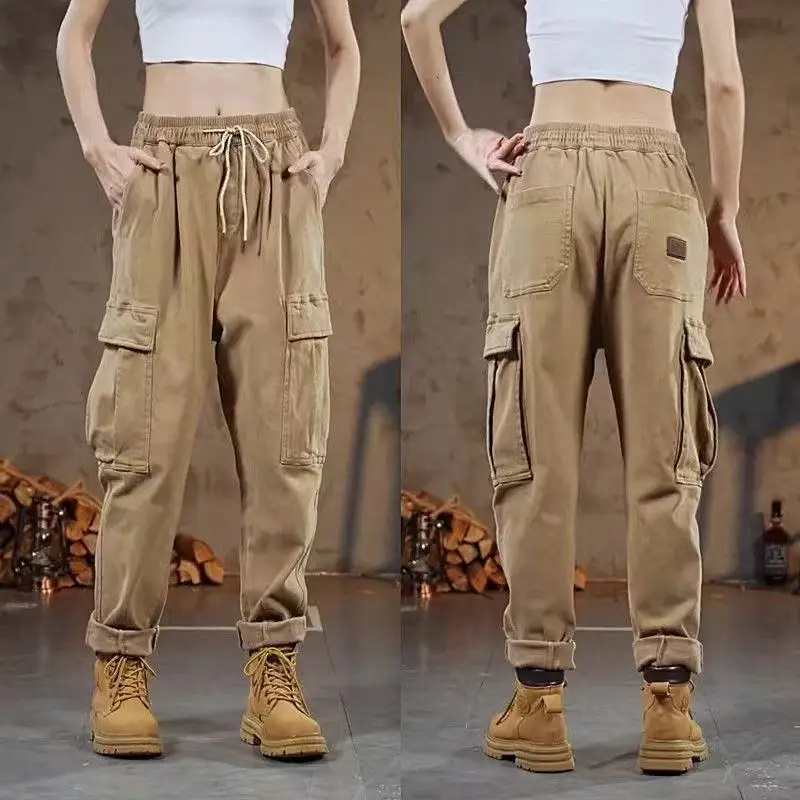 Work Pants Men's Spring and Autumn Style Large Pocket Straight Leg Casual Pants Brand Wear-resistant