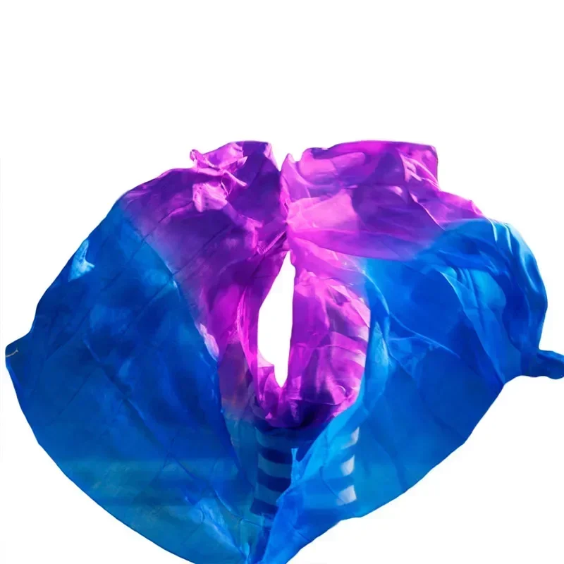 high quality dance veils women's sexy Scarf gradient 100% silk belly dance veil size and mix color Can be customized