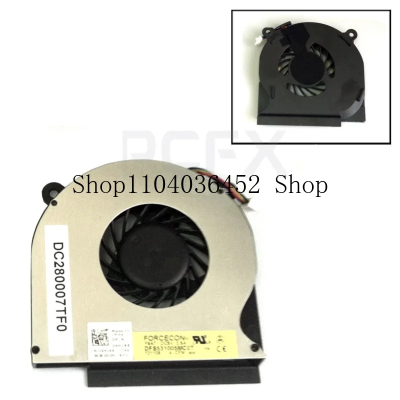 Original For DELL CPU Fan  04H1RR  DC280007TFL  Dell Latitude E6400 E6410 E6510