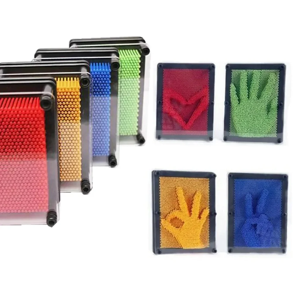 

Educational 3D DIY Plastic Model Toy for Babies, Anti-Stress Fingerprint Hand Mold for Fun Learning Activities