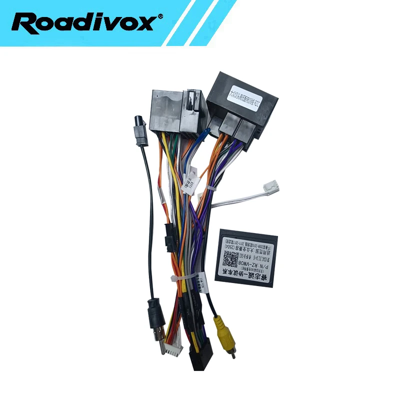 Car Radio Wire Harness Power Canbus For Volkswagen vw Skoda Seat Golf 5/6/Polo/Passat/jetta/Tiguan 16pin Android Stereo Cable