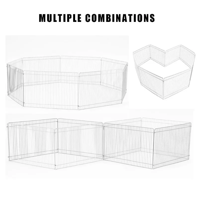 

Pet Playpen Indoor/Outdoor Small Pet Fence Cage Free Activity Large Space Pet Playpen For Hamster Hedgehog Guinea Pig