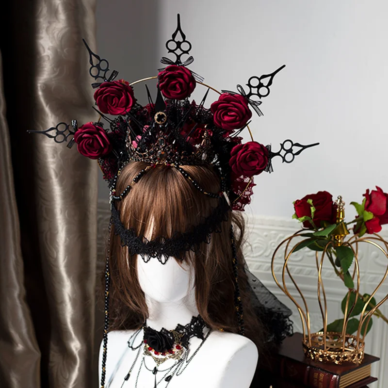 thorns-rose-original-lolita-handmade-halloween-dark-goth-pointer-crown-virgin-halo