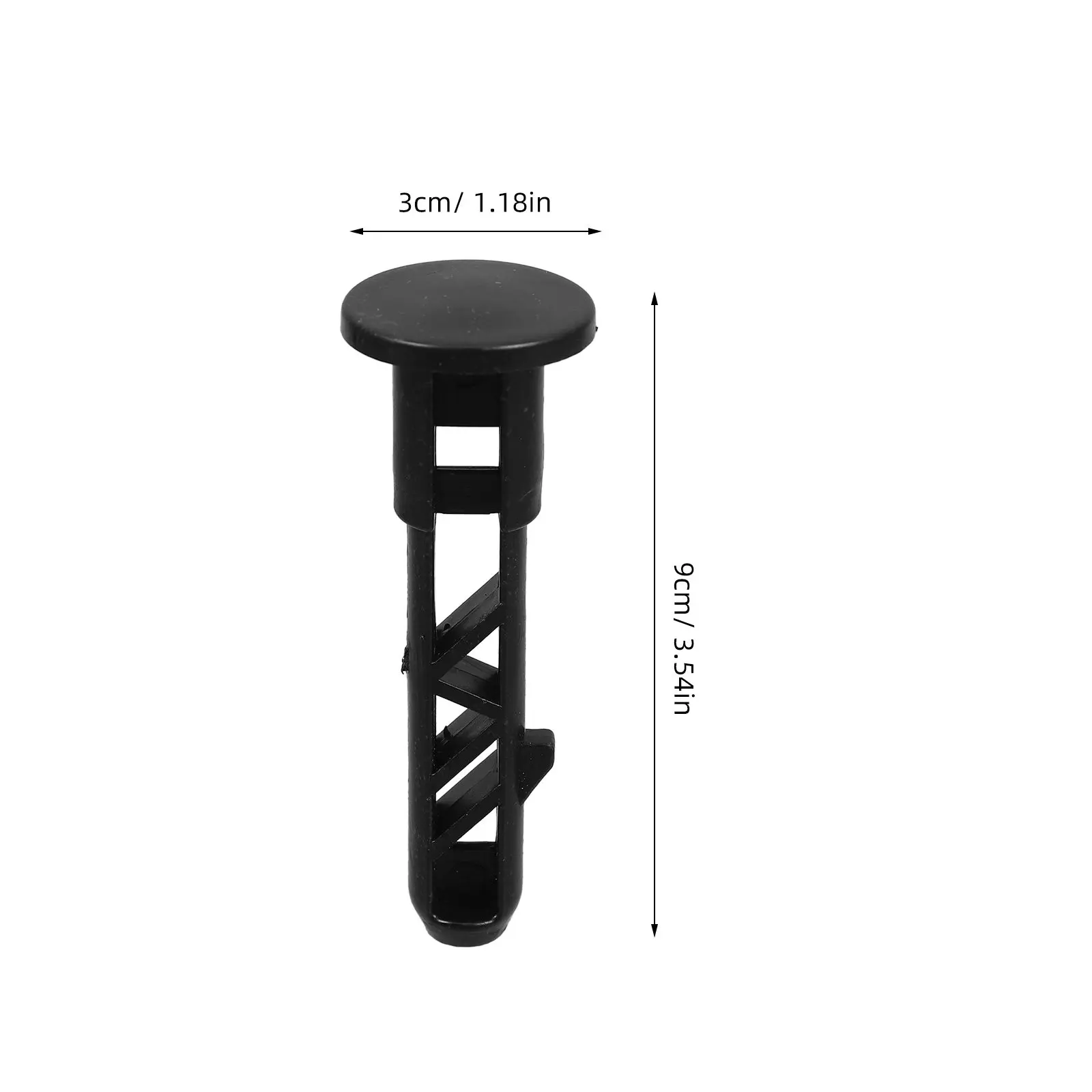 6Pcs Weather Resistant Plastic Trash Can Lid Latch Pins Wheelie Bin Hinge Plug Replacement for Outdoor Household Commercial