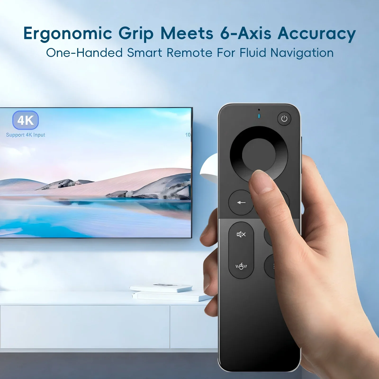 iPazzPort 2.4G &Bluetooth Mini Wireless Keyboard Air Mouse-Plug&Play Handheld Remote for Smart TV, Android TV Box, PC, Projector