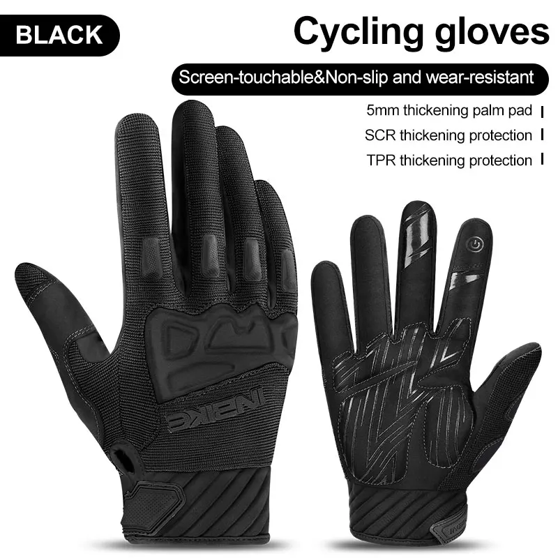 INBIKE MTB-Fahrradhandschuhe für Herren, Touchscreen-fähig, Sport-Handschuhe für Mountainbike, Motorrad, Outdoor-Radfahren, Fahrradzubehör