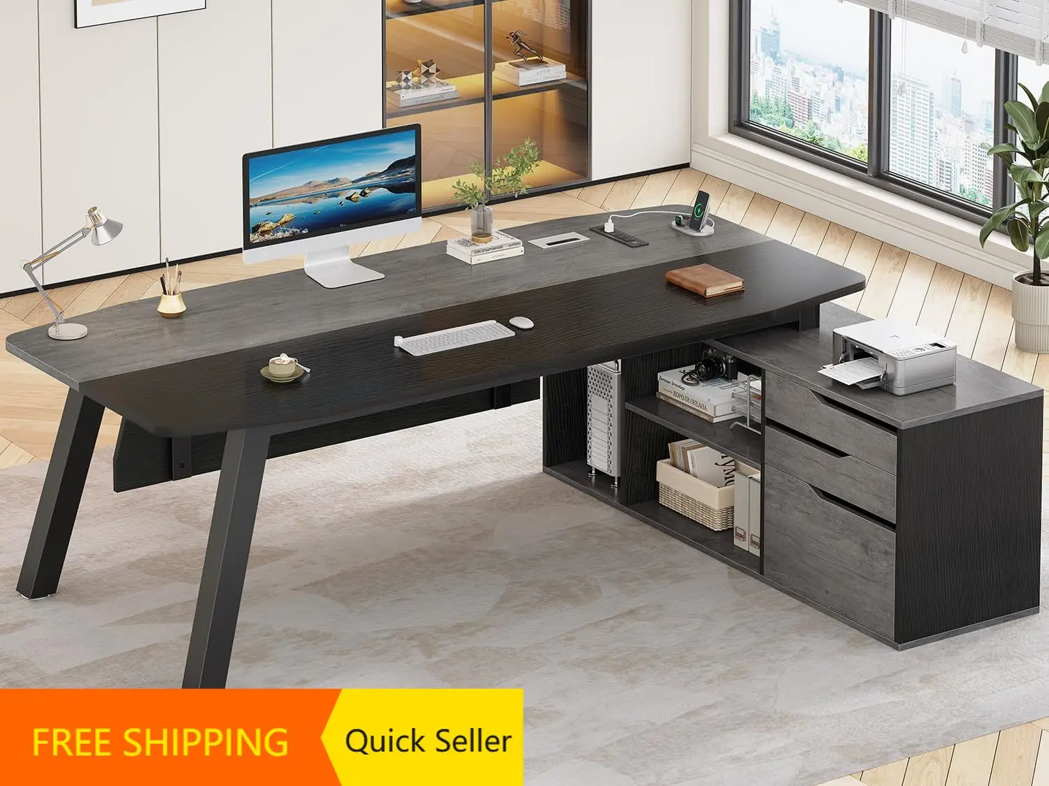 71" Executive Desk …