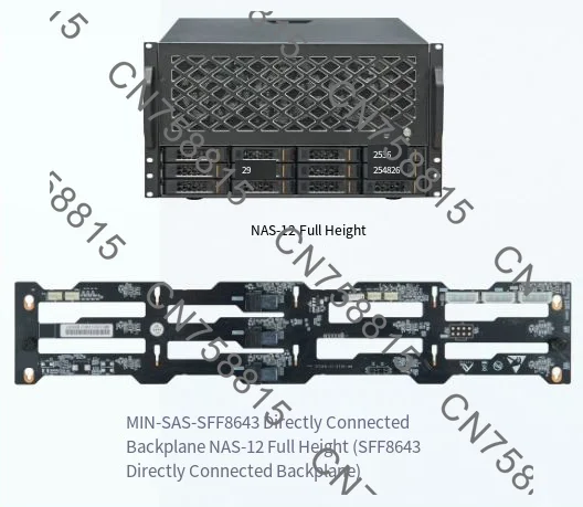 For ATX main board  power full height card slot，12-Disk for  NAS Chassis Rack Storage Server 360 Water Cooling Support