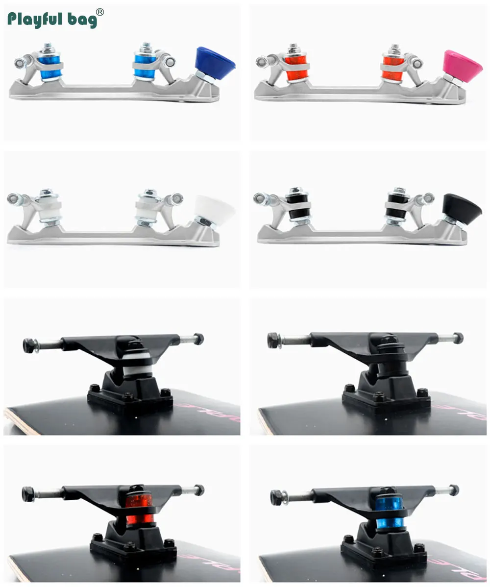 Almohadilla de choque PU/PVC para monopatín y patines de doble fila - imagen 5