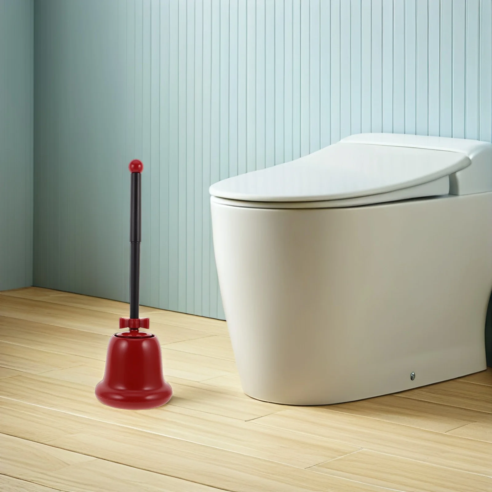 

Bell-Shaped Toilet Brush Stylish Bathroom Cleaning Tool Sturdy Base Long Handle Plastic Toilet Bowl Brush Bathroom Necessities