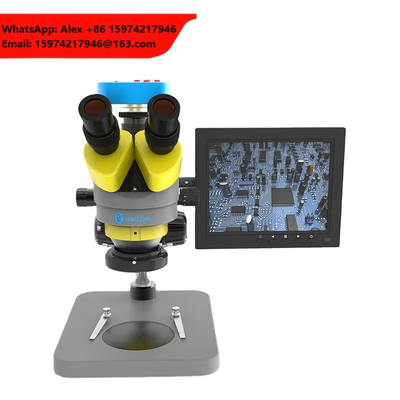 Optical 7X-45X Mobile Repairing 38MP Full HD/USB Video Camera LCD Trinocular Stereo Zoom 3D Buy Microscope Prices Online Sell