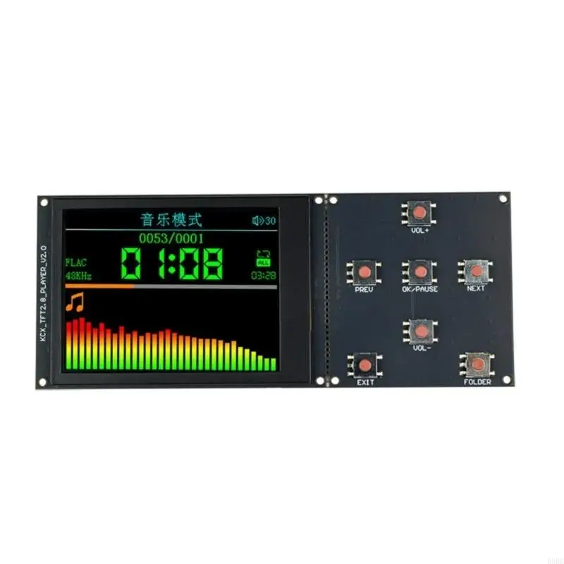 E0bb efficienti 2,8 pollici display decodificatori MP3 compatibili per progetti fai-da-te
