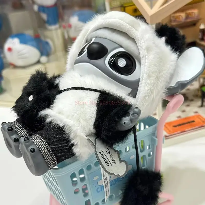 Miniso Stitch Genz Street Limited Edition Vinyl-Anhängerbox – Anime-Figur, Raumdekoration, Sammlung, Geschenkspielzeug, trendige Blindbox