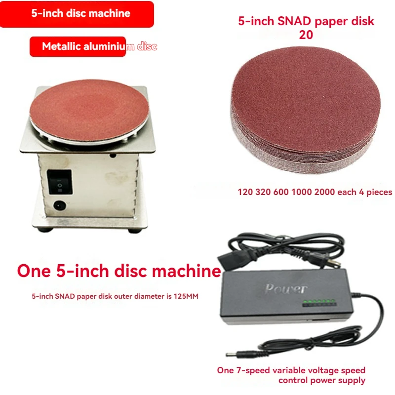 

Mini Bench Disc Sander 220v Sanding Roller Electric Edge Sharpener Variable Speed Self-adhesive Benchtop Grinding Machine