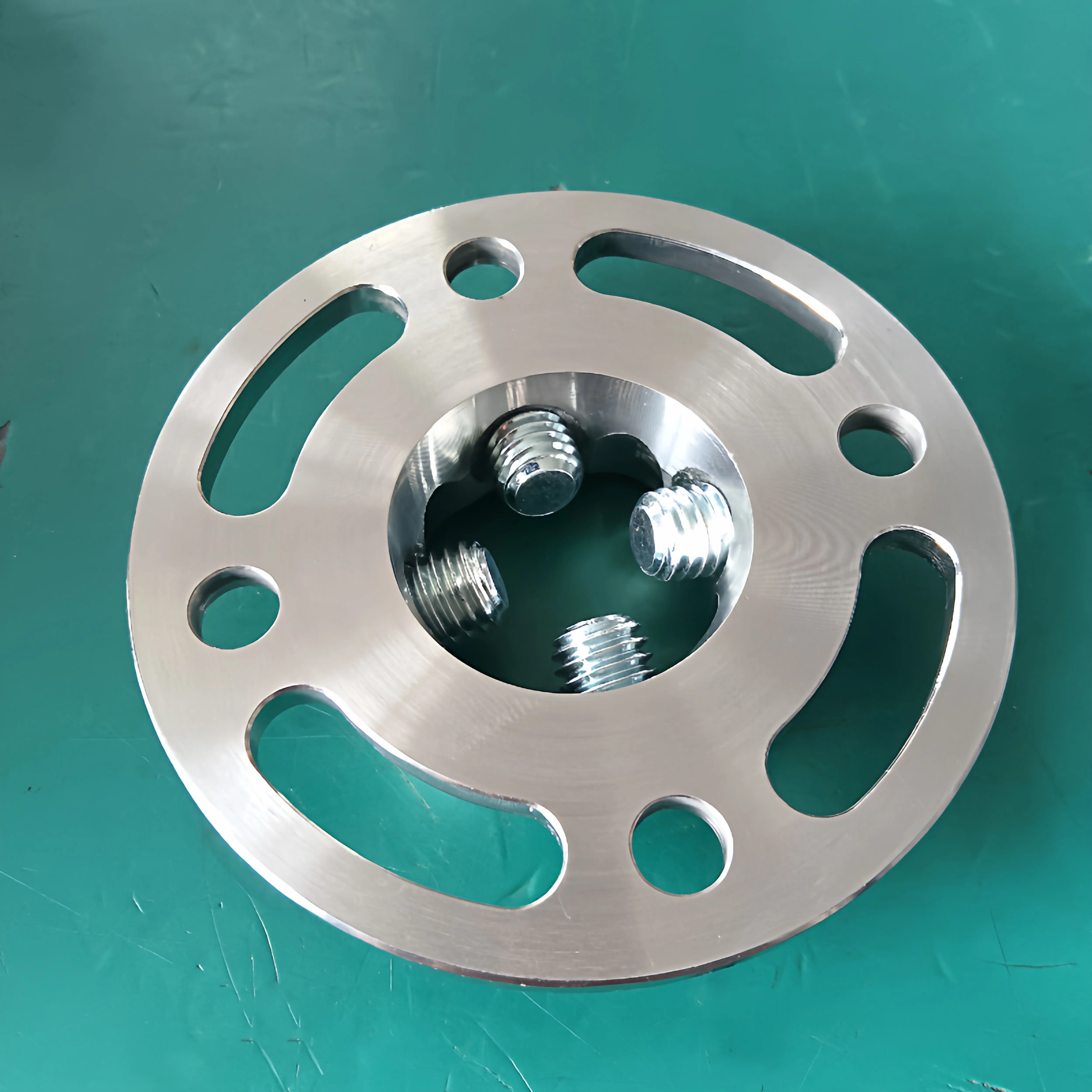 Adjustable Rotating Connection Plate for Prostheses Circular Plate Prosthetic Accessories Prosthetic Joint Connection Plate