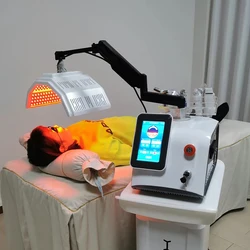 PDT – Machine de thérapie par la lumière LED pour le visage, 7 couleurs, photon, traitement de l'acné, blanchiment du visage, élimination des rides, beauté faciale, PDT