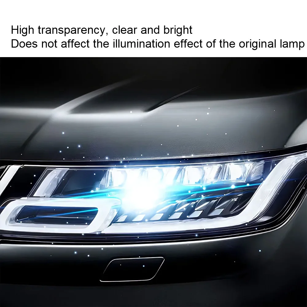 For BMW X2 U10 2024-2025 Smoke Black TPU Headlight Protection Film  Anti-Scratch & UV Resistant Easy Install Vinyl Wrap Kit PPF view 6