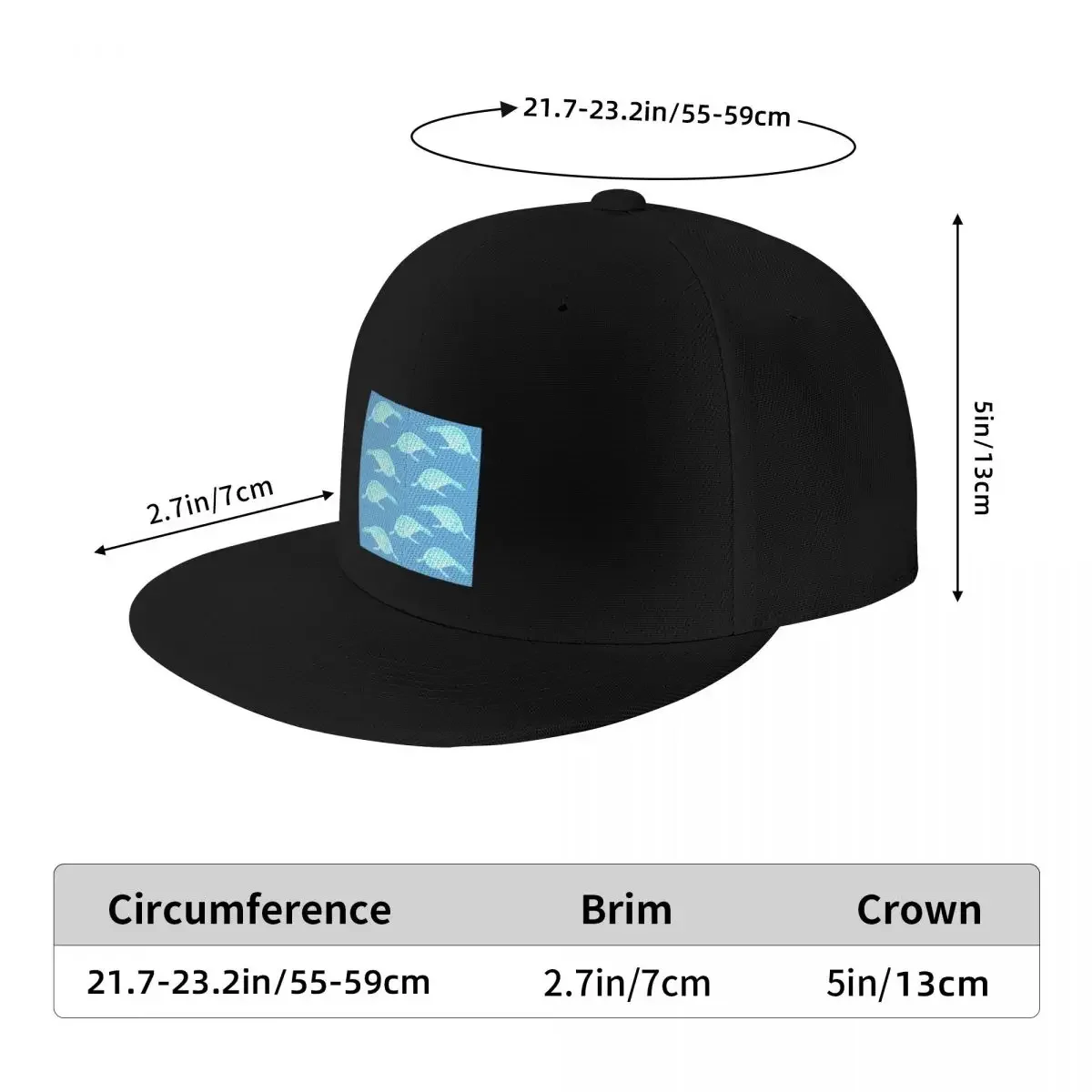 Casquette de baseball à motif de sceau bleu pour hommes et femmes, casquette de sport, casquettes militaires pour hommes